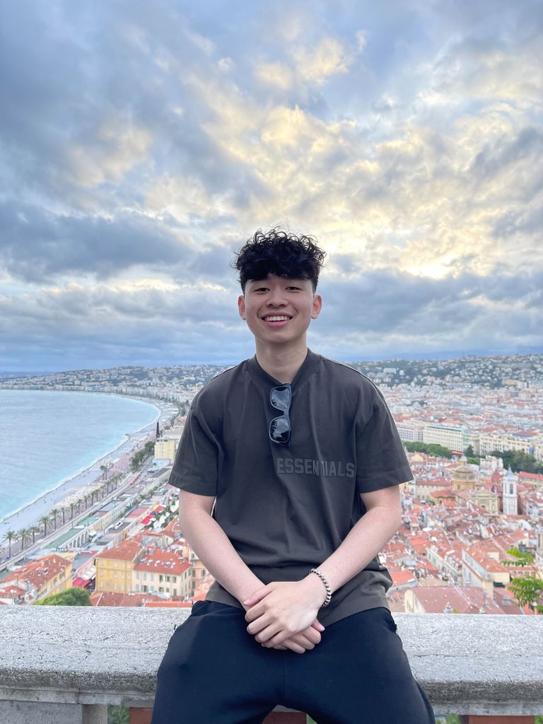 Boston University student Gavin Cheng (Questrom'25, COM'25)