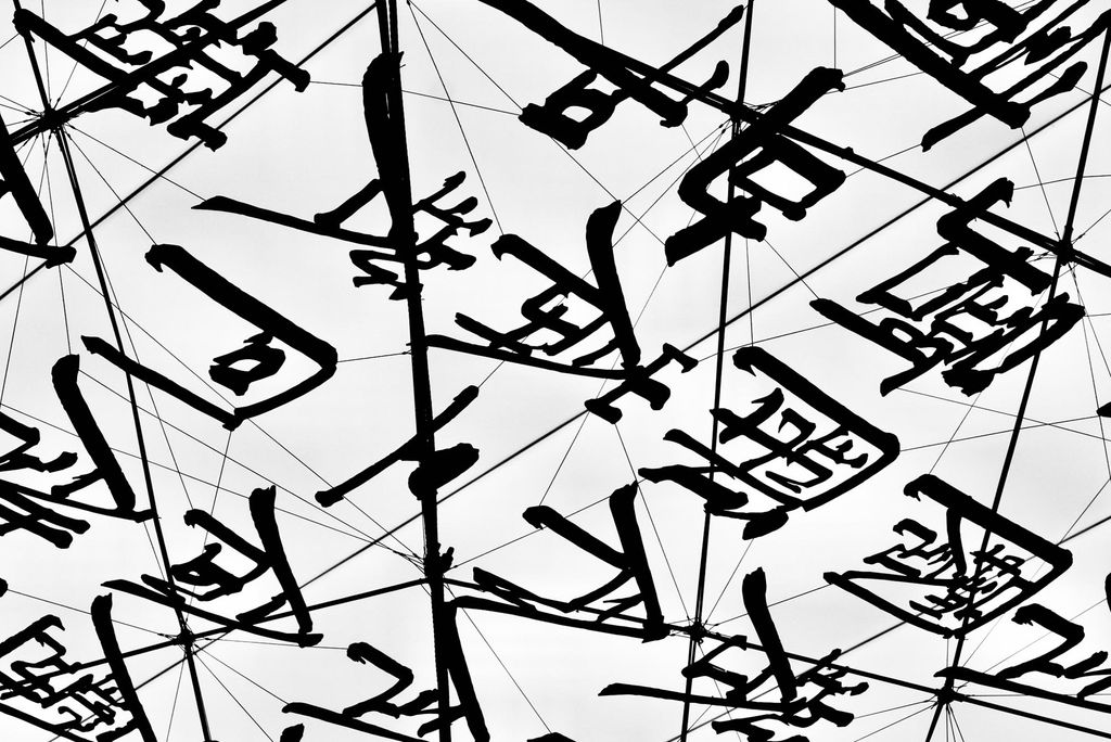 Photo: A plethora of Chinese characters fill the image.