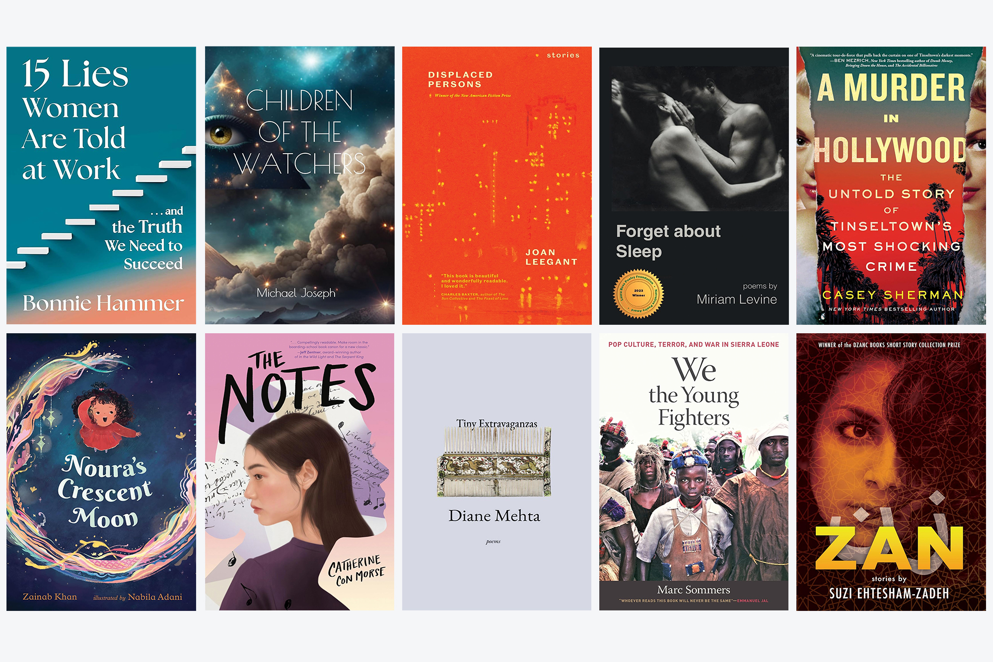 Photo: A composite image of 10 different book covers from Bostonia's summer reading list