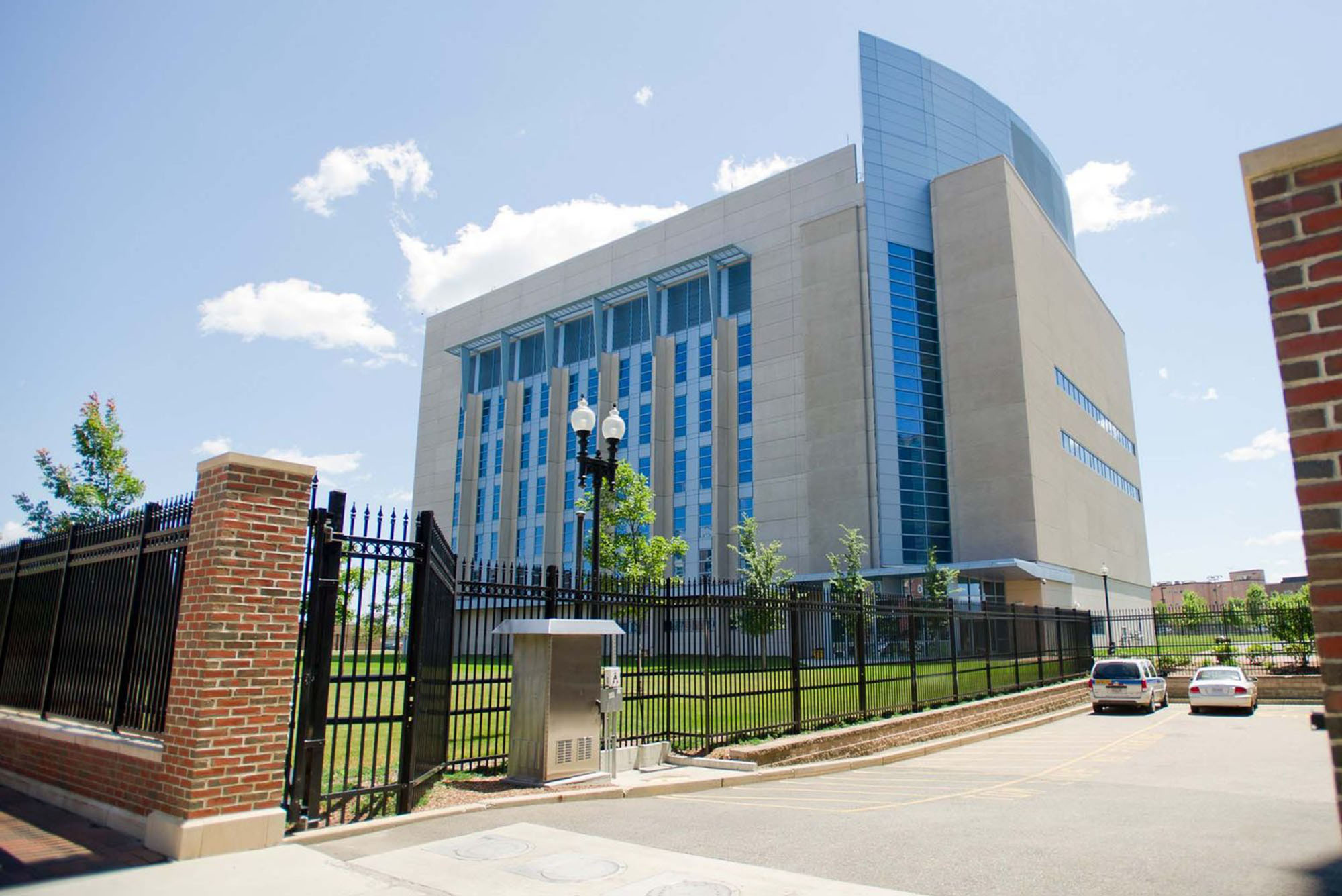 Photo: The outside of Boston University’s National Emerging Infectious Diseases Laboratories (NEIDL)