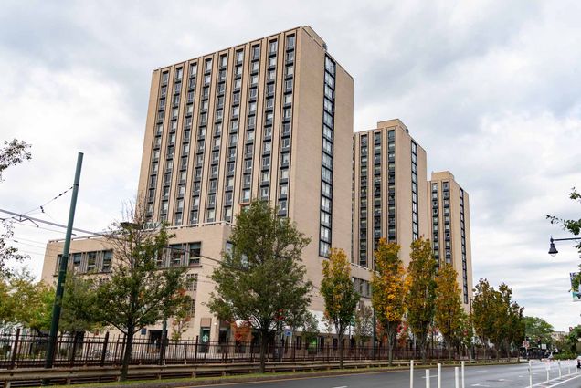 Photo: A shot of BU's Warren Towers.