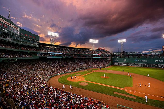 Photo: Fenway Park in Boston, MA during a packed Red Sox game